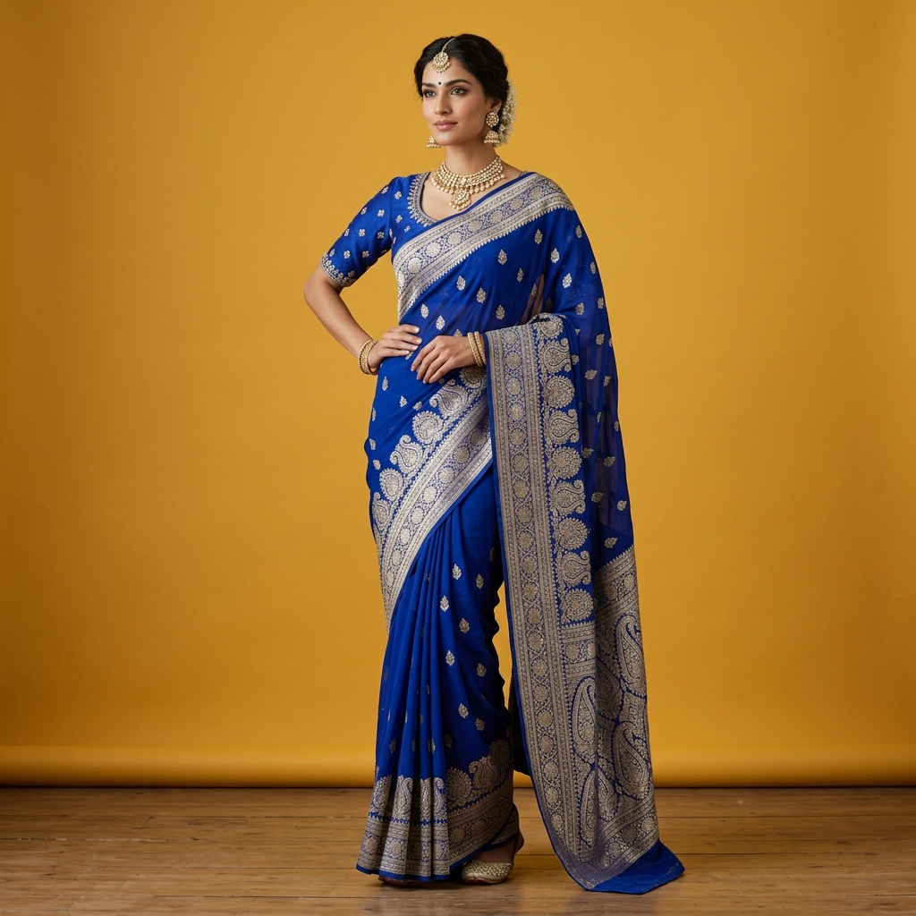 Chiffon Zig Zag Jaal